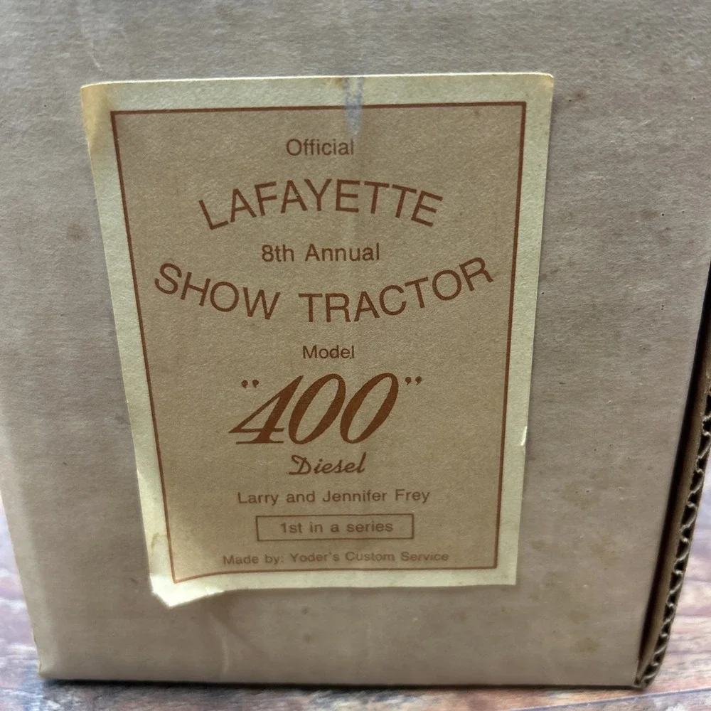 1/16 Yoder Lafayette Show Tractor Plastic Case‎ 400 Diesel Yoder Custom Service